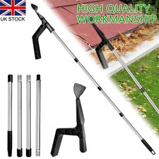 Gutter Cleaning Tool Roof Gutter Cleaner with 70in Telescopic Extendable Poles
