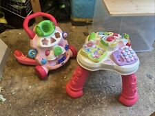 VTech  Baby Table And  Chicco Walker- Pink