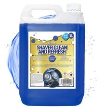 Shaver Cleaning Fluid Lemon Scented Compatible with Braun Renew Cartridges 5L