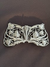 Art Nouveau solid silver