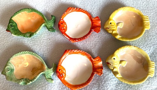 Vintage fish ashtrays - vintage,