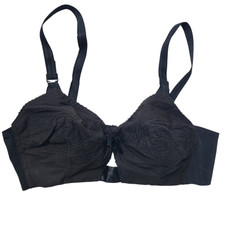 Vintage 1950s Black Bullet Bra