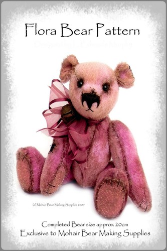 Ooak mohair teddy sewing - mohair,