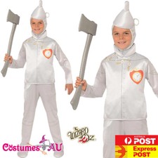 Boys The Tin Man Costume Wizard Of OZ Kids Child Halloween Book Week Outfit