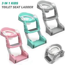 Kid Children Baby Potty Training Toilet Seat Toddler Urinal Chair Ladder Trainer