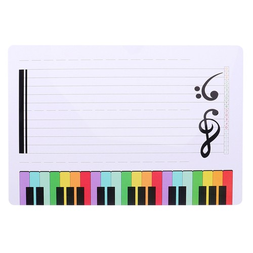 Writable staff card musical - staff,