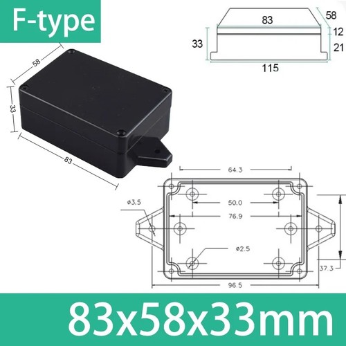 Waterproof junction box abs - waterproof,