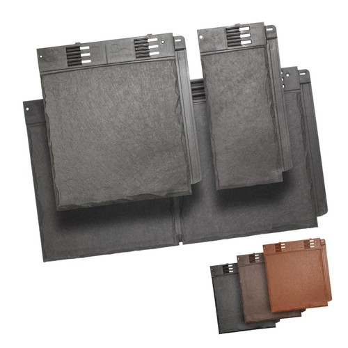 Plastic roof tile - roof,