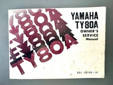Yamaha TY80A Trials Owners