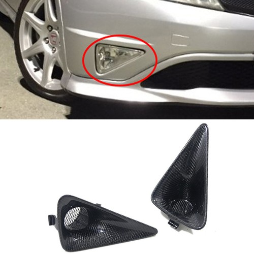 Carbon fiber front fog light - fiber,