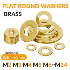 Brass Washers Flat Round Form
