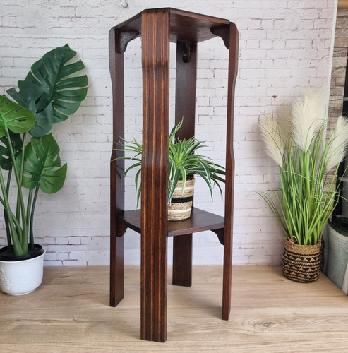 Vintage octagonal wooden - vintage,