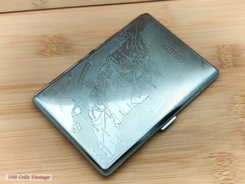 Malaya map silver tone - malaya,