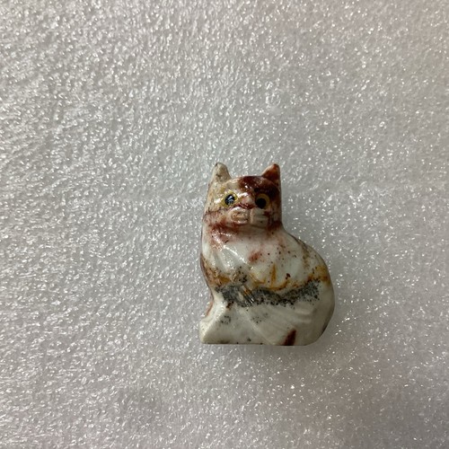Soapstone cat kitten carving - soapstone,