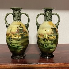 Pair of Vases Czechoslovakia