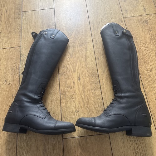 Ariat black horse riding boots - ariat,
