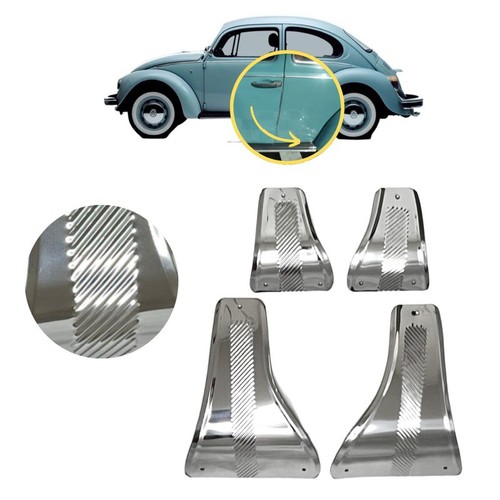 Running board stone guard - running, 4pcs