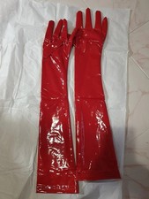 Women PU Leather Long Gloves