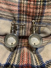 Vintage Pearl Optics Gaskell & Chambers Glass & Chrome Quarter Gill Circa 1950s