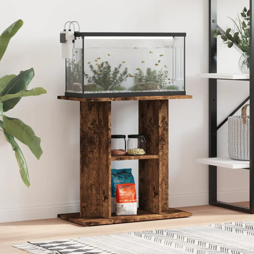 Walplus aquarium stand smoked - aquarium,