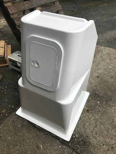 Grp steering boat console - boat, with