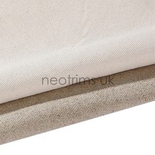 Cotton Canvas Upholstery Fabric Heavy Weight,Ecru Cotton & Linen Cotton,160cms