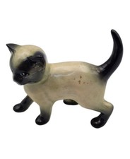 Vintage Porcelain Siamese Cat
