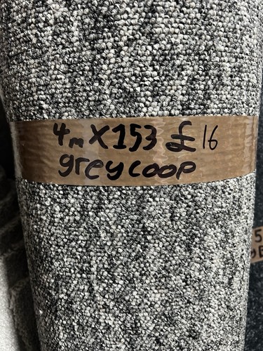 Carpet offcut grey loop x - carpet,