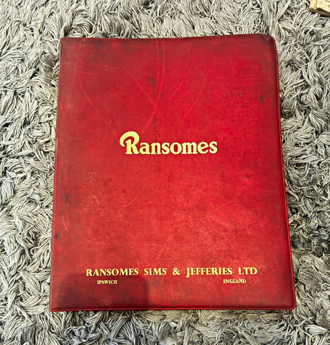 Ransomes 801 combine harvester - ransomes,