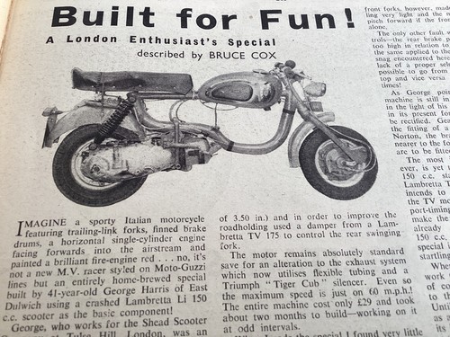 Lambretta monkey bike american - lambretta,