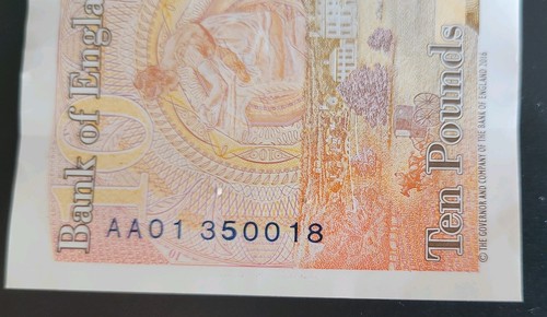 Aa01 first run 10 ten - run, £10