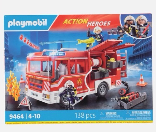 Playmobilred fire engine toy - playmobilred,