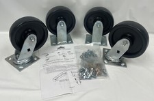 Jobox 6" EZ Roll Casters - Set of 4 with Hardware & Installation Instructions