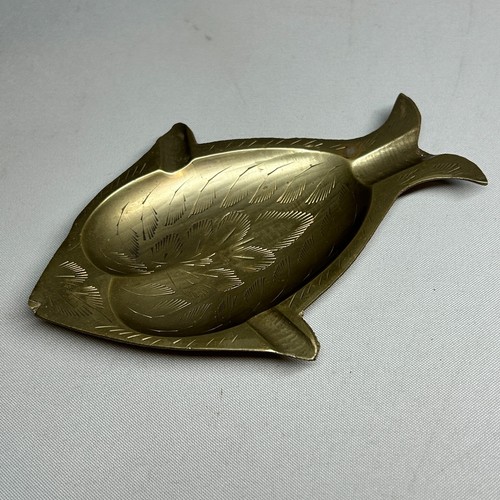 Vintage brass fish shaped - vintage,