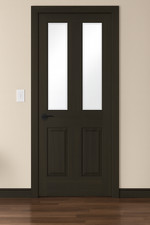 Internal Smoked Oak Richmond Glazed 2L Doors Brand New Free Delivery