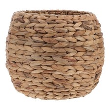  Woven Flower Basket Hyacinth Storage Basket Sundries Storage Basket Desktop