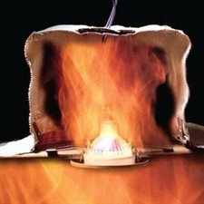 Downlighter Fire Hood 150mm x 120mm 1 hour 