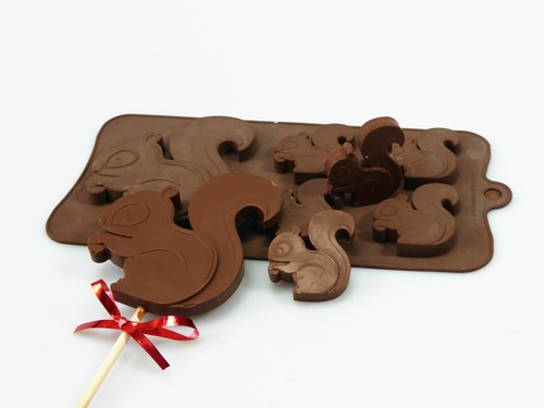 Squirrel silicone - 4+1,