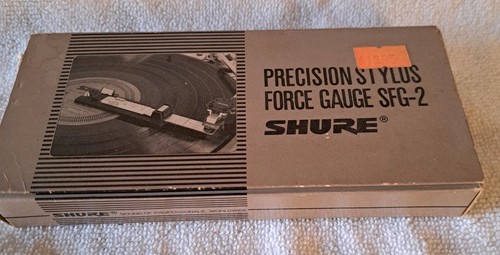 Shure precision stylus force - shure,