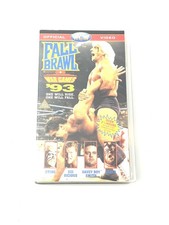 WCW FALL BRAWL 1993 WAR GAMES VHS WRESTLING VIDEO WWE VINTAGE FLAIR VADER
