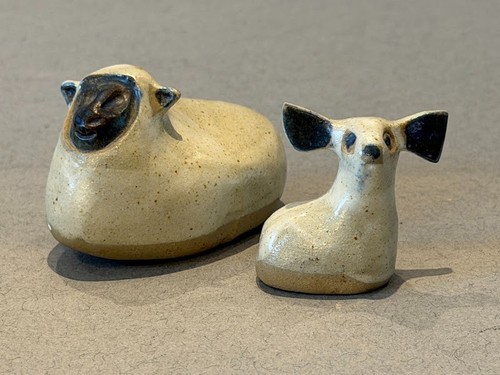 Vintage tremar pottery figures - tremar,