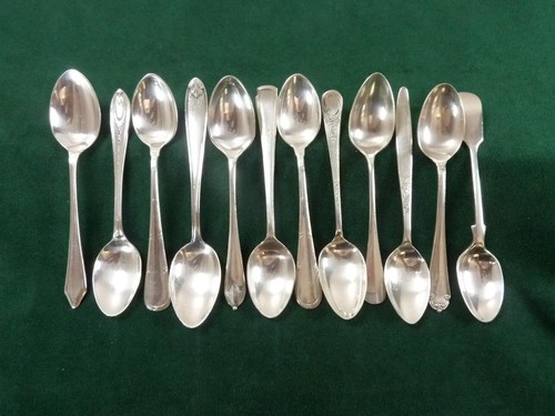 Vintage silver plated - 12,