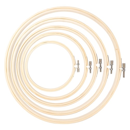 Bamboo wooden embroidery hoops - bamboo,