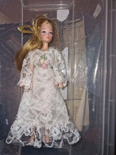 1970s Palitoy Pippa  49/2 Pretty 'Bride' Doll,Dress, Veil & White Bow Top Shoes