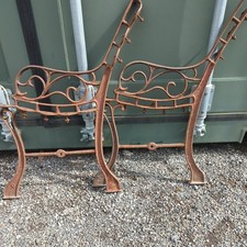 Pair vintage cast iron - pair,