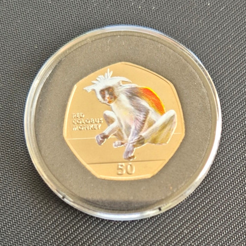 Gibraltar 2018 50p - , colobus