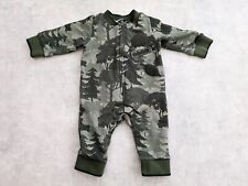 Dolce & Gabbana Jumpsuit Baby Boy 3-6 Months Overall Romper Camouflage Tree Zip