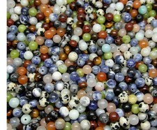 Gemstone Round Beads - Mixed -
