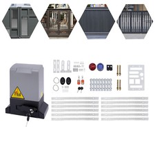 Electric Automatic Sliding Gate Opener Motor 600KG Driveway Security Kit Racks