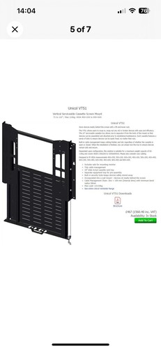 Unicol mount - tv,